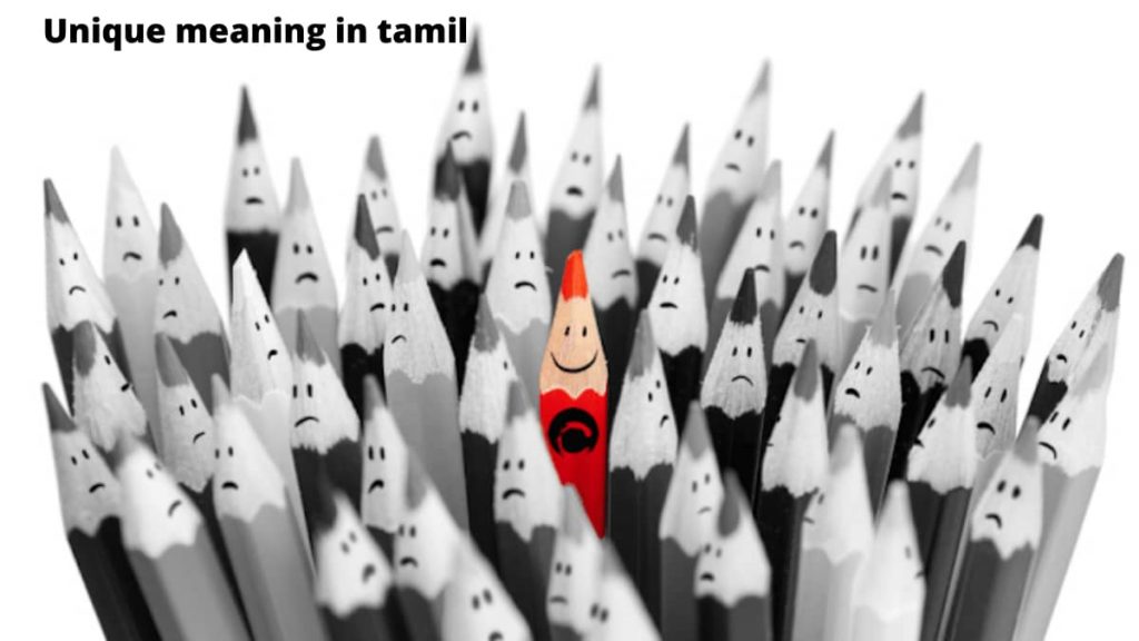 Unique meaning in tamil