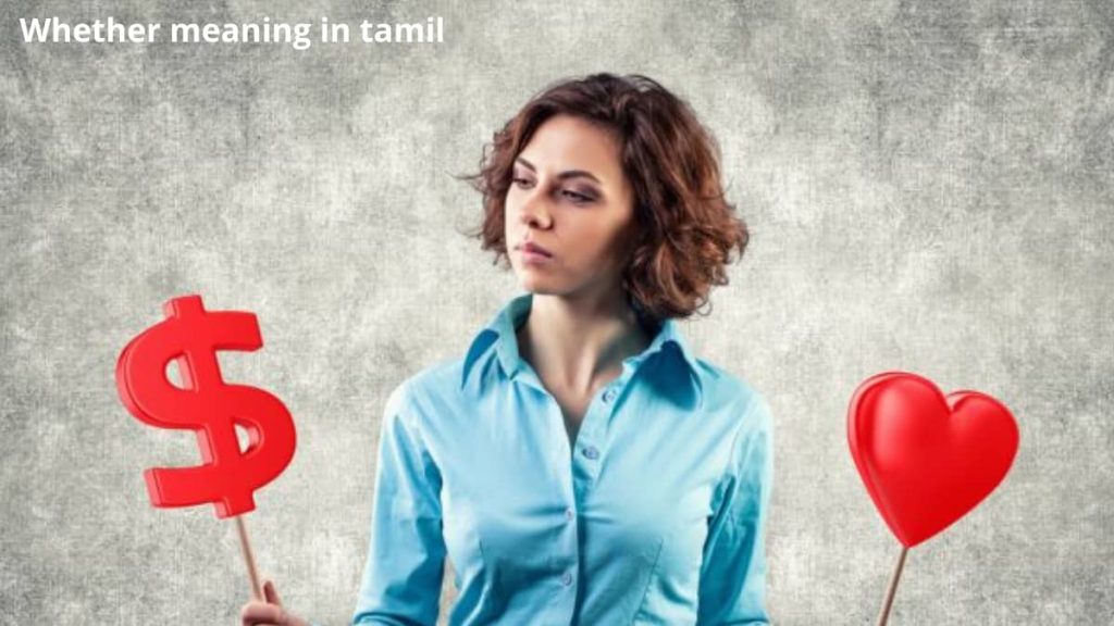 Whether meaning in tamil