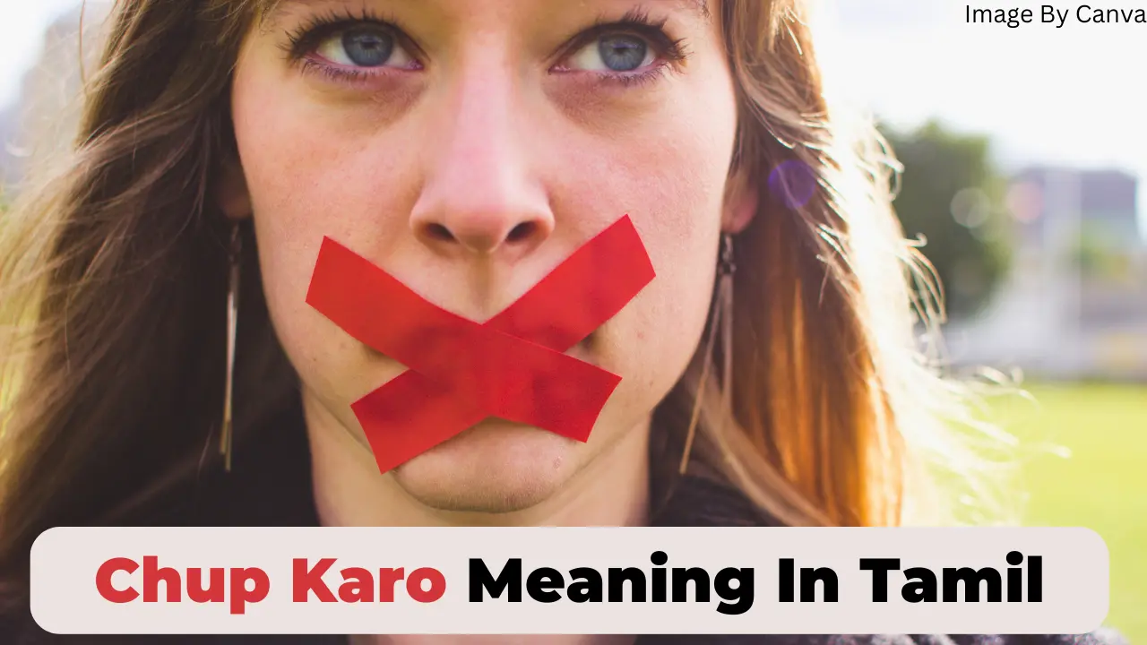 chup karo meaning in tamil