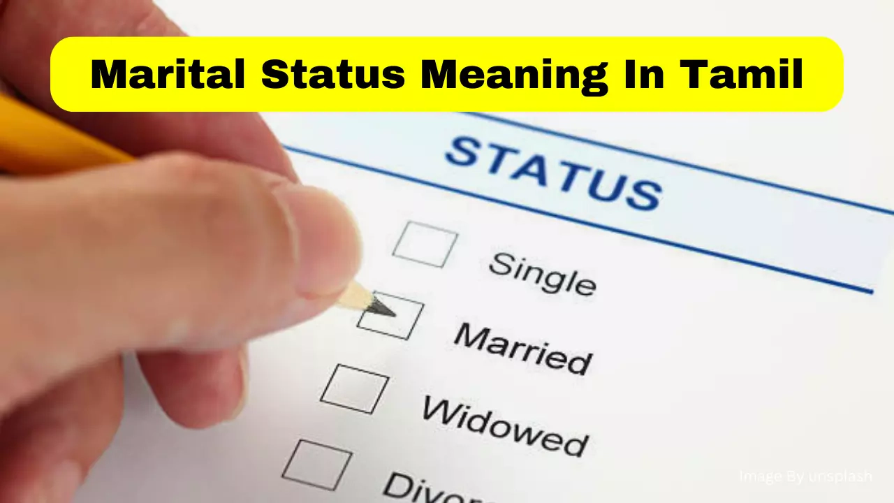 marital status meaning in tamil